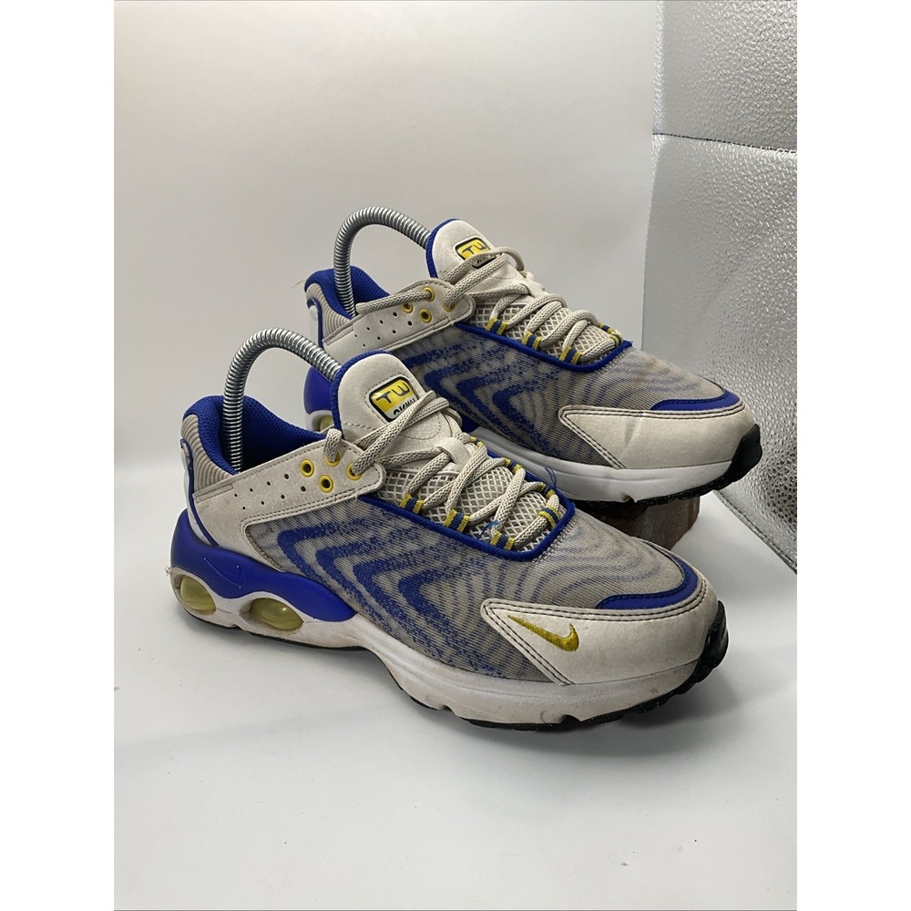 Nike Air Max TW Tailwind Size 5.5Y White Yellow Blue Running DQ0296 100 New